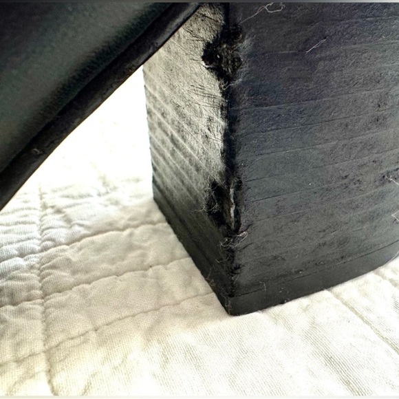 Alexander Wang GABI Black Leather Ankle Boots - Picture 8 of 9